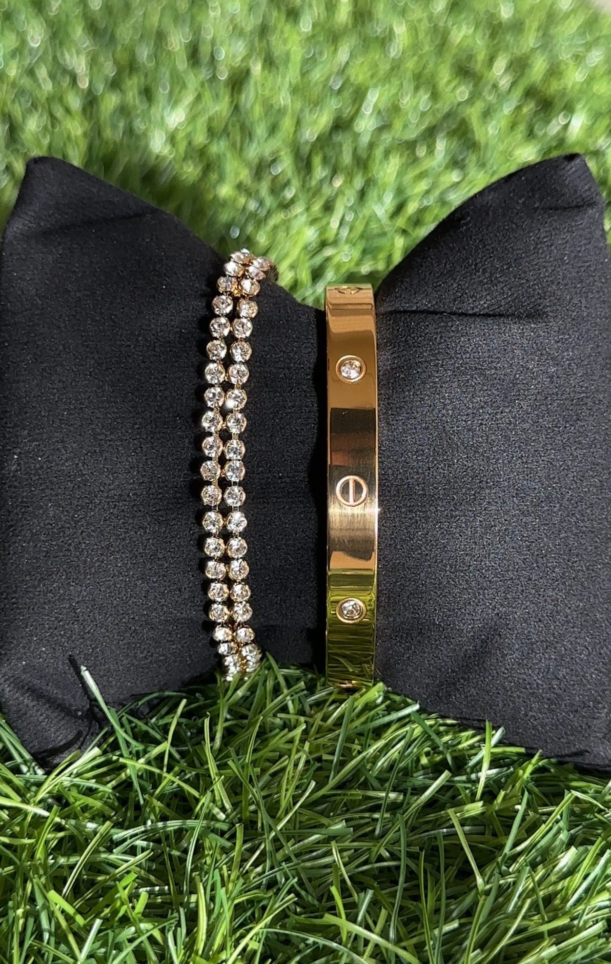 Cartier Cuff Bangle and Tennis Bracelet