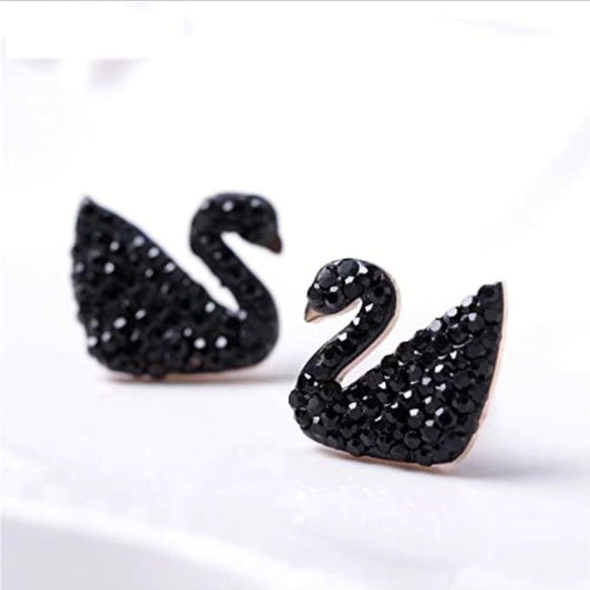 Swan Stud Earrings